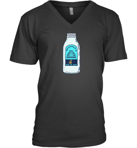 Milk 500 Barstool Sports V-Neck T-Shirt