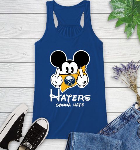 NHL Buffalo Sabres Haters Gonna Hate Mickey Mouse Disney Hockey T Shirt Racerback Tank 8