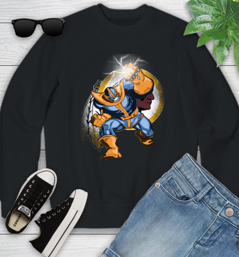 Washington Redskins NFL Football Thanos Avengers Infinity War Marvel Youth Sweatshirt