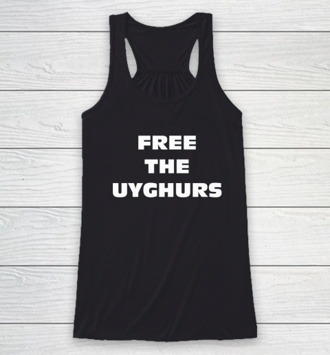 Free The Uyghurs Shirt Racerback Tank