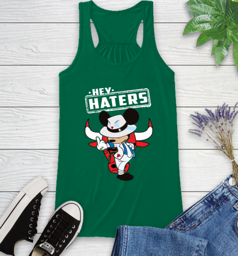 NBA Hey Haters Mickey Basketball Sports Chicago Bulls Racerback Tank 6