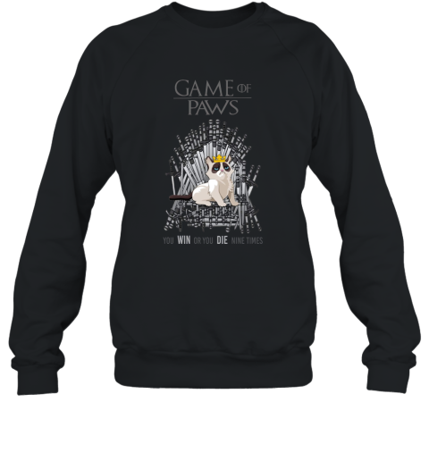 Game Of Paws Shirt Grumpy The Cat T Shirt Sweatshirt