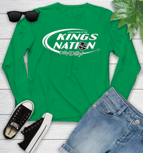 NHL A True Friend Of The Los Angeles Kings Dilly Dilly Hockey Sports Youth Long Sleeve 7