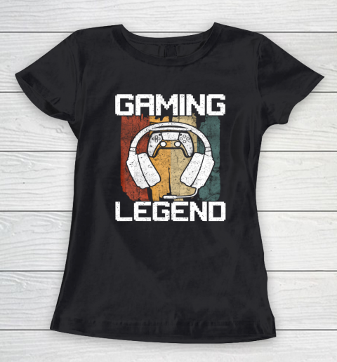 Gaming Legend PC Gamer Video Games Vintage Women's T-Shirt 9