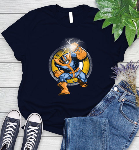 Indiana Pacers NBA Basketball Thanos Avengers Infinity War Marvel Women's T-Shirt 2