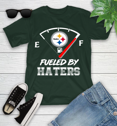 Pittsburgh Steelers NFL Football Fueled By Haters Sports Youth T-Shirt 5