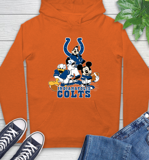NFL Indianapolis Colts Mickey Mouse Donald Duck Goofy Football Shirt Hoodie 4