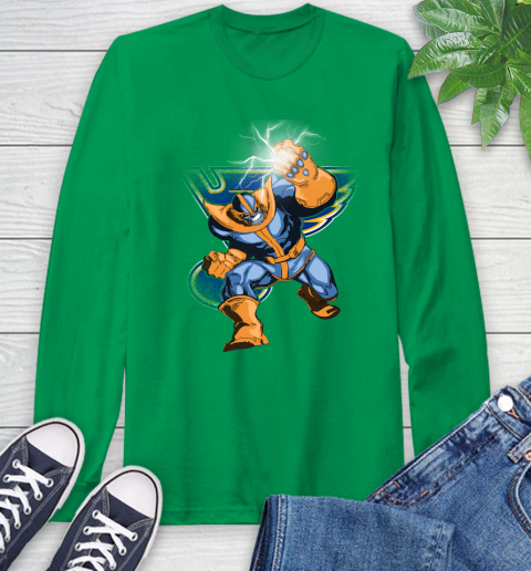 St.Louis Blues NHL Hockey Thanos Avengers Infinity War Marvel Long Sleeve T-Shirt 8