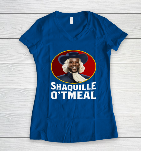 Shaquille Oatmeal Women's V-Neck T-Shirt 5
