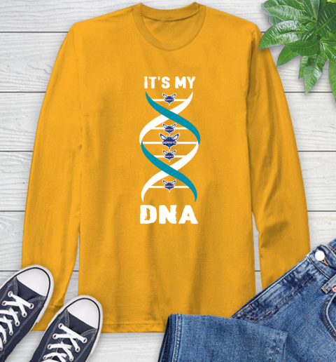 Charlotte Hornets NBA Basketball It's My DNA Sports Long Sleeve T-Shirt 2