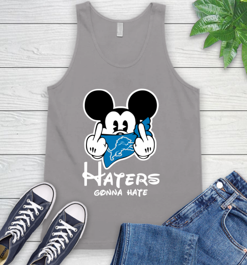 NFL Detroit Lions Haters Gonna Hate Mickey Mouse Disney Football T Shirt Tank Top 3
