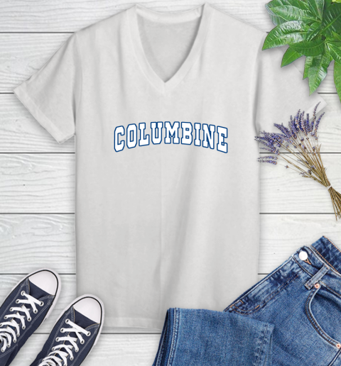 Bstroy Columbine Hoodie Women's V-Neck T-Shirt