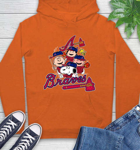 Charlie Brown And Snoopy Playing Baseball Atlanta Braves Mlb 2023 T-shirt,Sweater,  Hoodie, And Long Sleeved, Ladies, Tank Top