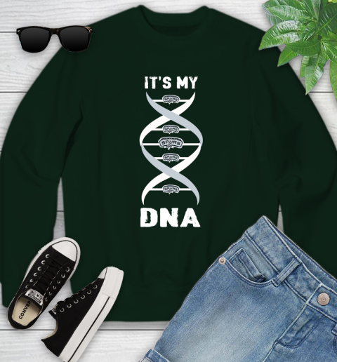 San Antonio Spurs NBA Basketball It's My DNA Sports Youth Sweatshirt 9