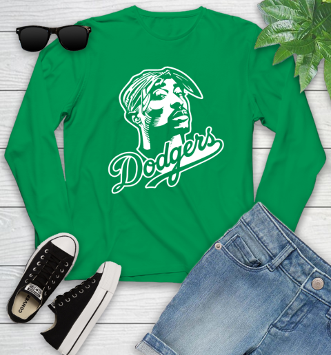 Tupac Dodgers Youth Long Sleeve 7