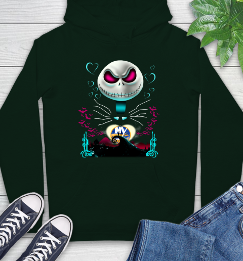 NHL New York Islanders Jack Skellington Sally The Nightmare Before Christmas Hockey Hoodie 12