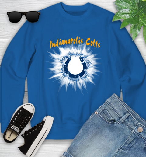 Indianapolis Colts NFL Football Adoring Fan Rip Sports Youth Sweatshirt 7