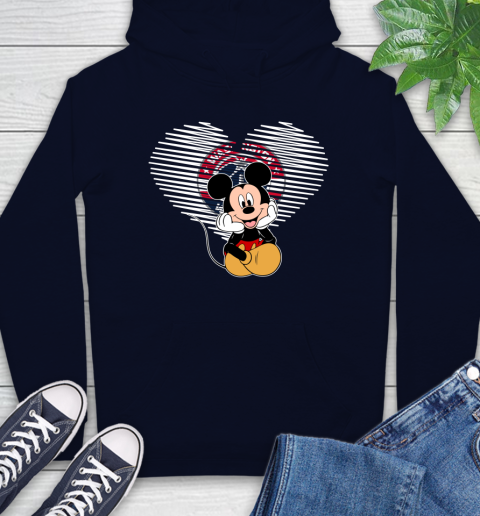 NBA Washington Wizards The Heart Mickey Mouse Disney Basketball Hoodie 3
