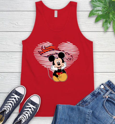 NFL Denver Broncos The Heart Mickey Mouse Disney Football T Shirt_000 Tank Top 5