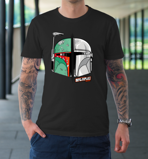Star Wars Mando and Boba Fett May the 4th Be With You T-Shirt