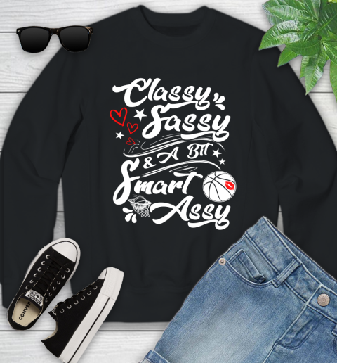 Basketball Classy Sassy Youth Sweatshirt