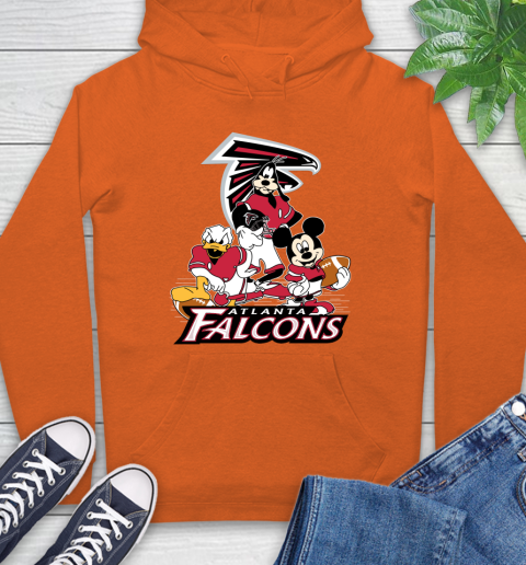 NFL Atlanta Falcons Mickey Mouse Donald Duck Goofy Football Shirt Hoodie 4