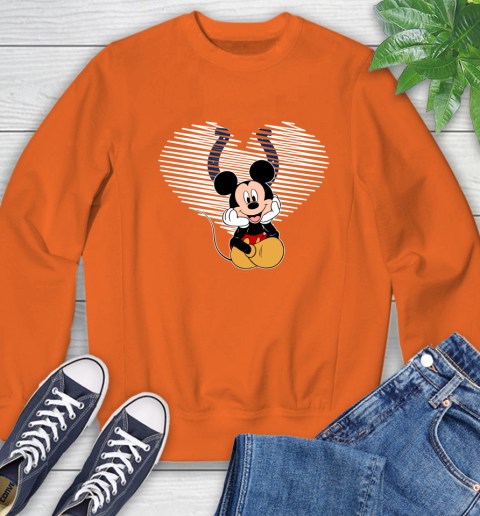 NFL Indianapolis Colts The Heart Mickey Mouse Disney Football T Shirt_000 Sweatshirt 3