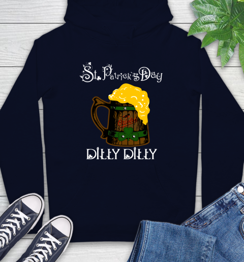 MLB Baltimore Orioles St Patrick's Day Dilly Dilly Beer Baseball Sports Hoodie 3