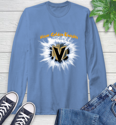 Vegas Golden Knights NHL Hockey Adoring Fan Rip Sports Long Sleeve T-Shirt 12