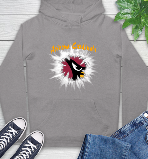 Arizona Cardinals NFL Football Adoring Fan Rip Sports Hoodie 6