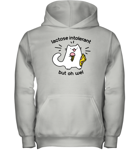 Lactose Intolerant Cat Youth Hoodie
