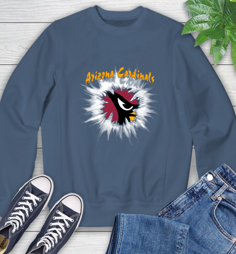 Arizona Cardinals NFL Football Adoring Fan Rip Sports Sweatshirt 8