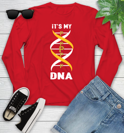 Pittsburgh Pirates MLB Baseball It's My DNA Sports Youth Long Sleeve 11