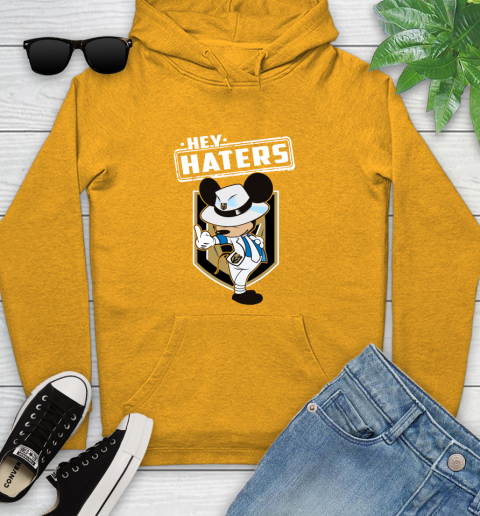 NHL Hey Haters Mickey Hockey Sports Vegas Golden Knights Youth Hoodie 2