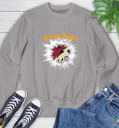 Arizona Coyotes NHL Hockey Adoring Fan Rip Sports Sweatshirt 5
