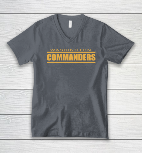 Washington Commanders V-Neck T-Shirt 3