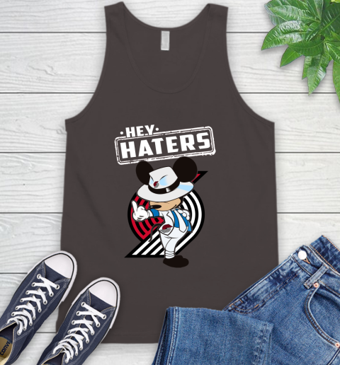 NBA Hey Haters Mickey Basketball Sports Portland Trail Blazers Tank Top 6