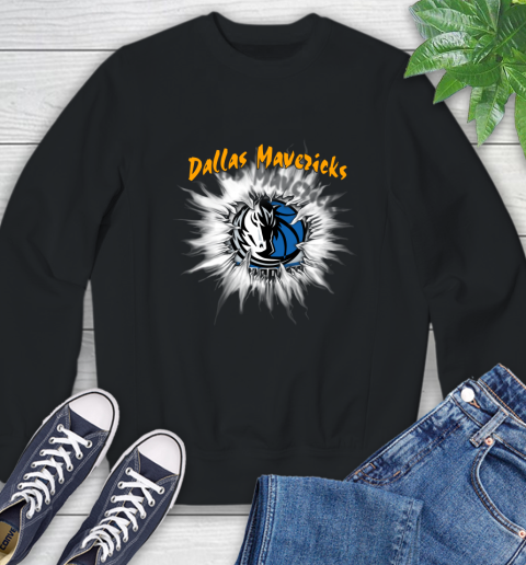 Dallas Mavericks NBA Basketball Rip Sports Sweatshirt