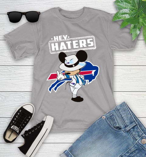 NFL Hey Haters Mickey Football Sports Buffalo Bills Youth T-Shirt 4
