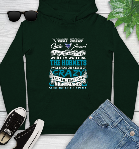 Charlotte Hornets NBA Basketball Don't Mess With Me While I'm Watching My Team Youth Hoodie 14