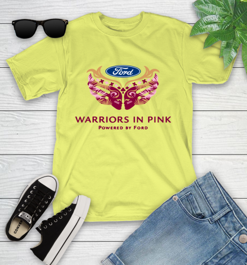 Ford cares warriors in pink Youth T-Shirt 5