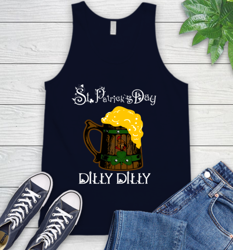 NHL Ottawa Senators St Patrick's Day Dilly Dilly Beer Hockey Sports Tank Top 2