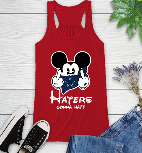 NFL Dallas Cowboys Haters Gonna Hate Mickey Mouse Disney Football T Shirt Racerback Tank 5