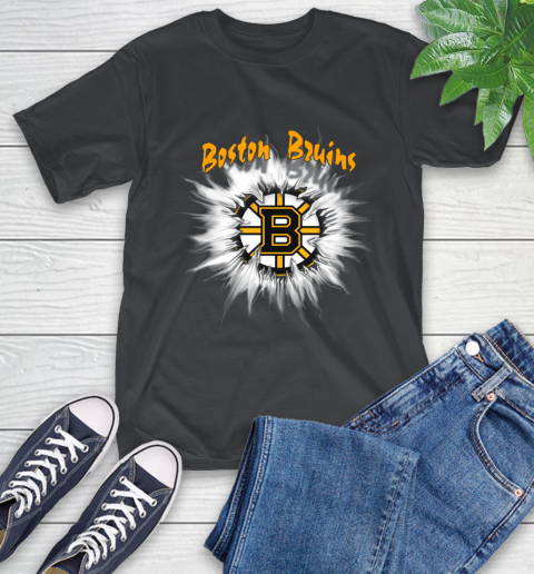 Boston Bruins NHL Hockey Adoring Fan Rip Sports T-Shirt