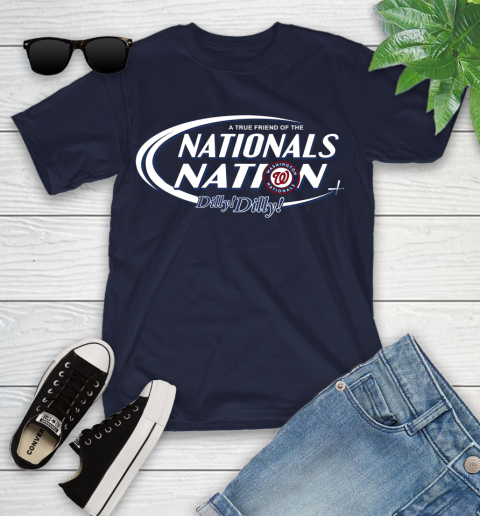 MLB A True Friend Of The Washington Nationals Dilly Dilly Baseball Sports Youth T-Shirt 2