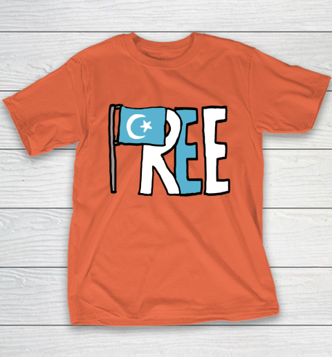 Free the Uyghurs Support Uighur Youth T-Shirt 2