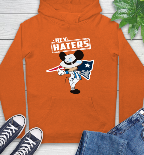 NFL Hey Haters Mickey Football Sports New England Patriots Hoodie 4