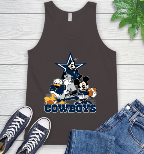 NFL Dallas Cowboys Mickey Mouse Donald Duck Goofy Football Shirt Tank Top 6