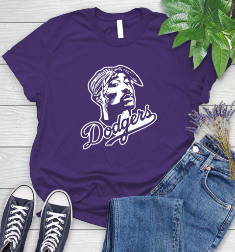 Tupac Dodgers Women's T-Shirt 4
