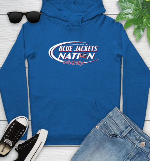 NHL A True Friend Of The Columbus Blue Jackets Dilly Dilly Hockey Sports Youth Hoodie 11